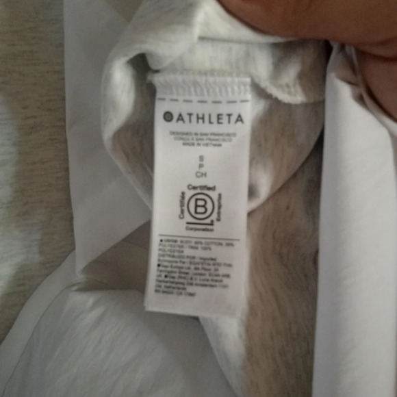 Athleta Women's Gray Gallery Hoodie Top Lightweight Soft Size Small - Picture 9 of 10